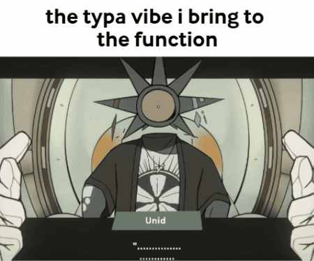Cartoon Man With Star And Vibe Text GIF