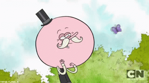 Cartoon Man With Top Hat And Mustache From CN GIF
