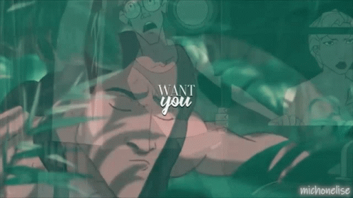 Cartoon Man With Want You Face
