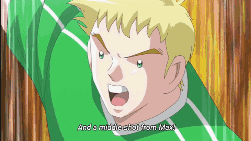 Cartoon Man With Words And Middle Shot Max