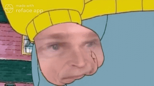Cartoon Man With Yellow Hat GIF