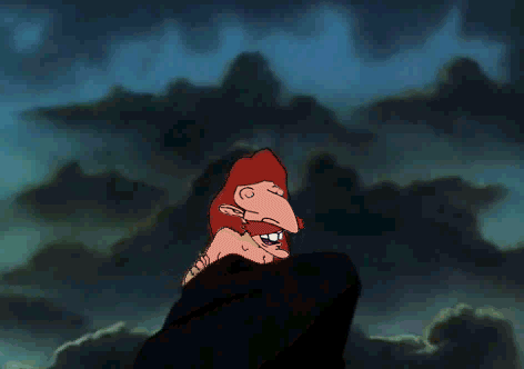 Cartoon Mermaid With Large Nose
