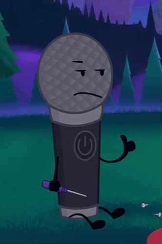 Cartoon Microphone Holding Screwdriver Thumbs Up GIF