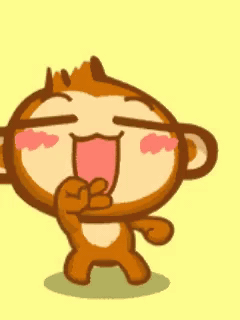 Cartoon Monkey Mouth Open GIF
