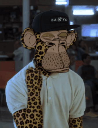 Cartoon Monkey Wearing Hat Saying Ba Yc GIF
