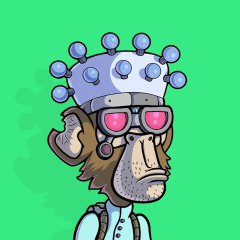 Cartoon Monkey with Crown