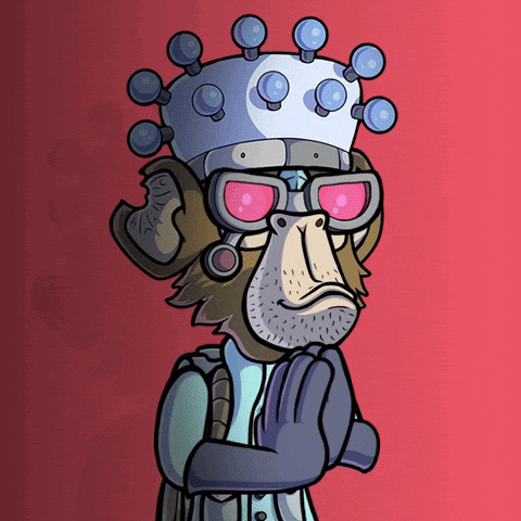 Cartoon Monkey With Glasses and Hat