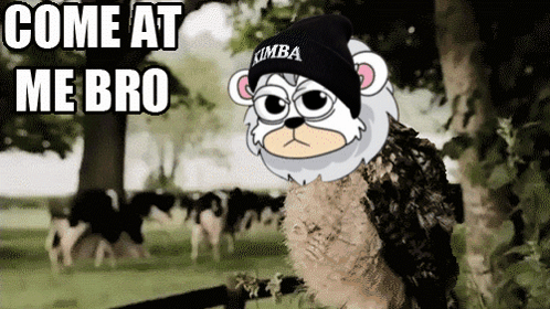 Cartoon Monkey with Umba Beanie