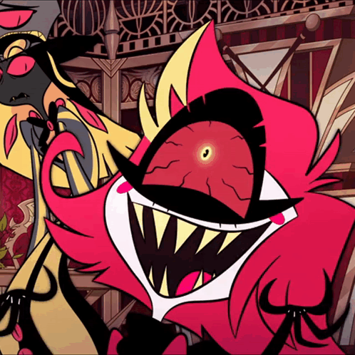 Cartoon Monster With Big Mouth