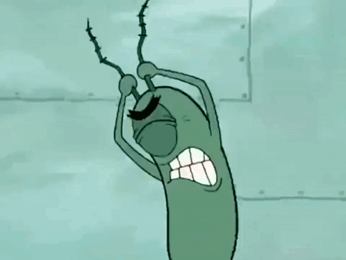Cartoon Monster with Yellow Eye