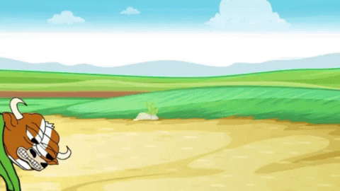 Cartoon Moo Parade GIF