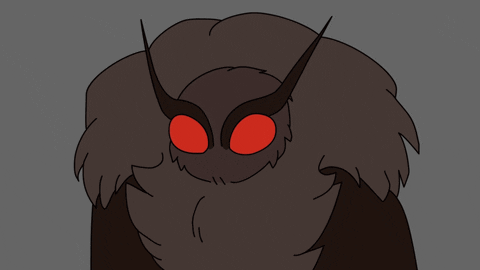Cartoon Moth Man GIF