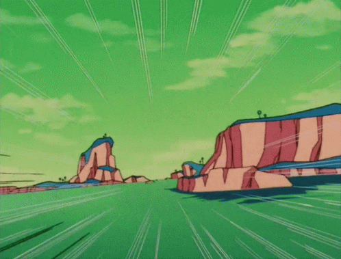 Cartoon Mountains Perfect Loop GIF