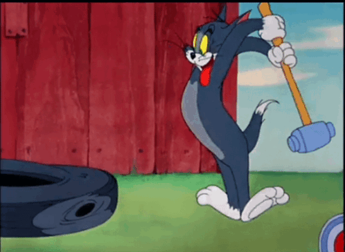 Cartoon Mouse Sitting on Bed Nibbles