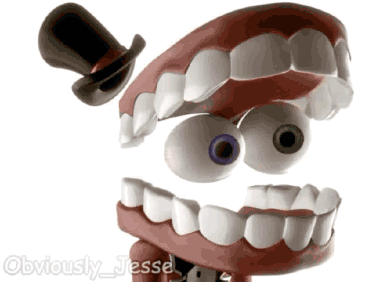 Cartoon Mouth With Top Hat Saying Obviously Jesse GIF