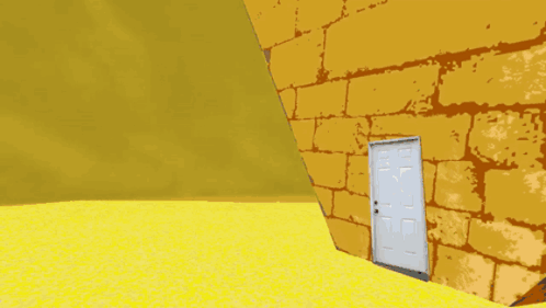 Cartoon Nest with Blue Door