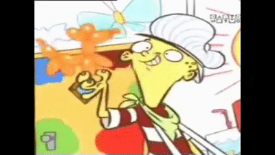 Cartoon Network Ed Eyebrows Removed GIF