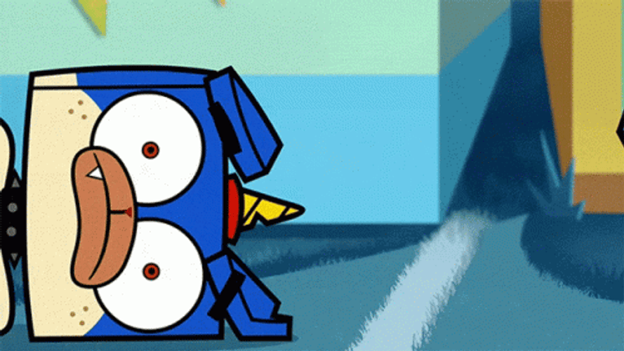 Cartoon Network Shocked Puppycorn GIF