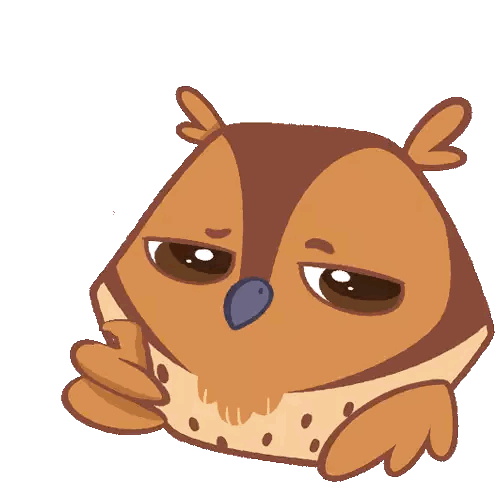 Cartoon Owl Giving Thumbs Up