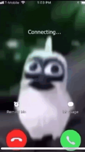 Cartoon Owl Talking On Phone Saying Connecting GIF