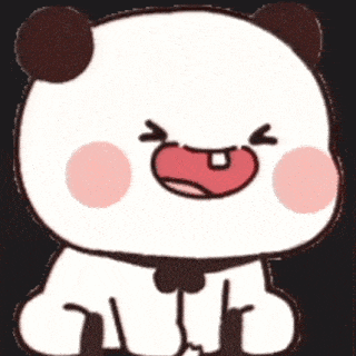 Cartoon Panda Bear With Tongue Out