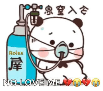 Cartoon Panda Covering Mouth GIF