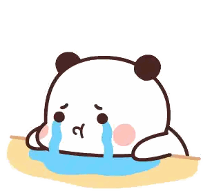 Cartoon Panda Crying