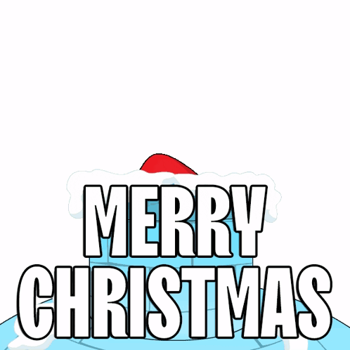 Cartoon Penguin Happy Christmas GIF