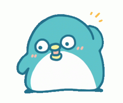 Cartoon Penguin Itchy Head GIF