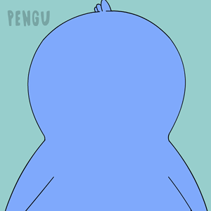 Cartoon Penguin Saying Hey