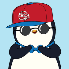 Cartoon Penguin with Sunglasses and Hat
