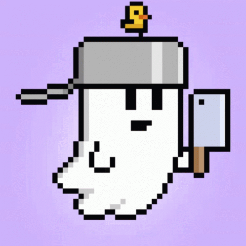 Cartoon Person Flying Through Air With Sword