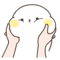 Cartoon Person Holding Face Ball