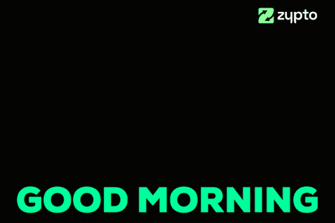 Cartoon Person Laying in Bed With Good Morning