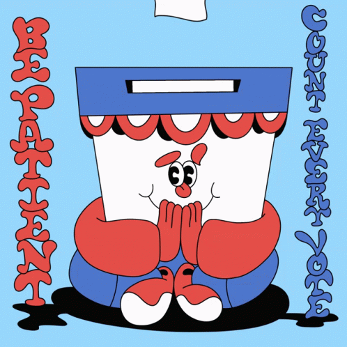 Cartoon Person Sitting Next to Box Saying Anything