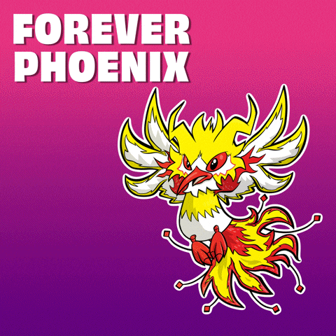 Cartoon Phoenix Saying Forever Phoenix GIF