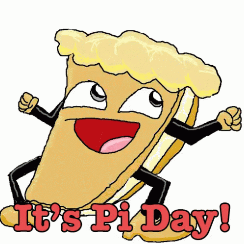 Cartoon Pie It's Pi Day GIF