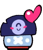 Cartoon Pirate Hat with Heart