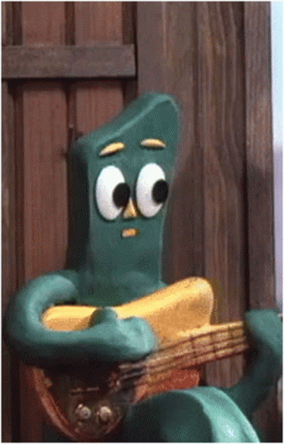 Cartoon Playing Guitar
