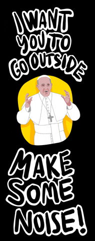 Cartoon Pope Francis Mobile Dancing GIF