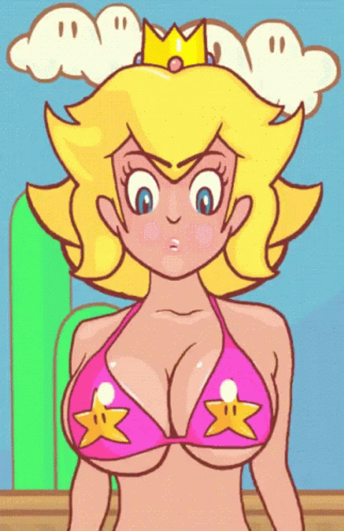 Cartoon Princess Peach GIF