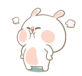 Cartoon Rabbit Standing With Arms Outstretched