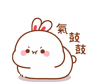 Cartoon Rabbit With Chinese Writing