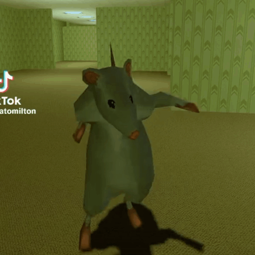 Cartoon Rat Standing