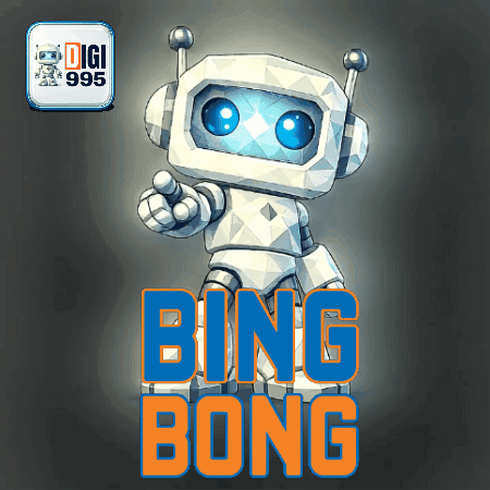 Cartoon Robot with Bing Bong