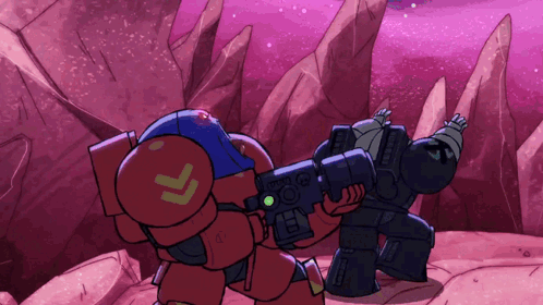 Cartoon Robot With Number 7