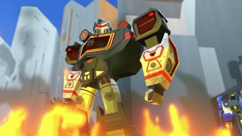 Cartoon Robot With Number 8