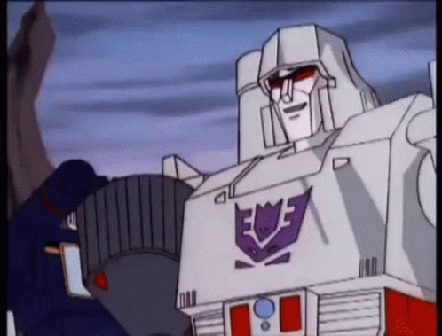 Cartoon Robot With Purple EWF Logo on Chest