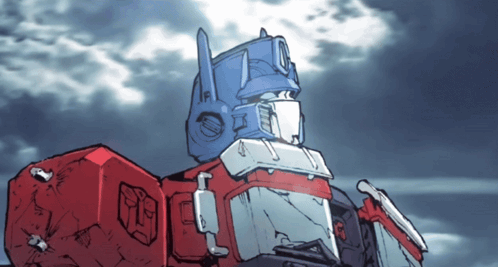 Cartoon Robot With TF Letters on Head