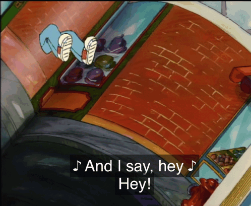 Cartoon Saying And I Say Hey Hey GIF